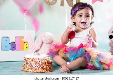 Baby Girl Cake Smash