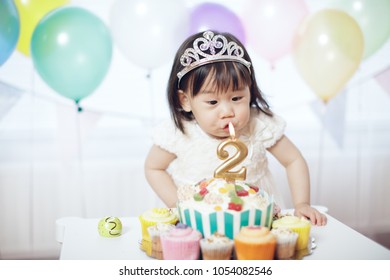 Baby Girl Celebrate Her Second Birthday