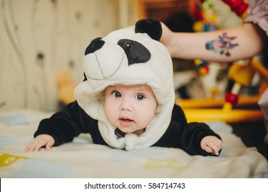 baby girl panda costume