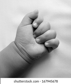 Baby Hand Black White Stock Photo (Edit Now) 167945678