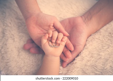 Mom Dad Baby Hands High Res Stock Images Shutterstock