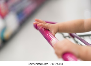 Baby Hand And Shopping Cart