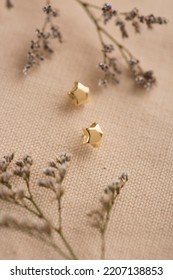 Baby Jewelry Tiny Real 18 Carat Gold Children Earrings