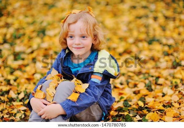 Baby Little Boy Curly Blond Hair Stock Photo Edit Now 1470780785