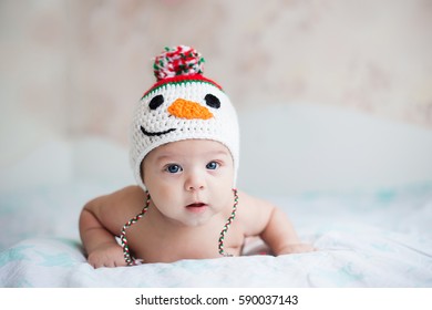Baby Lying On Blanket Stock Photos Images Photography