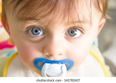 Baby With Pacifier