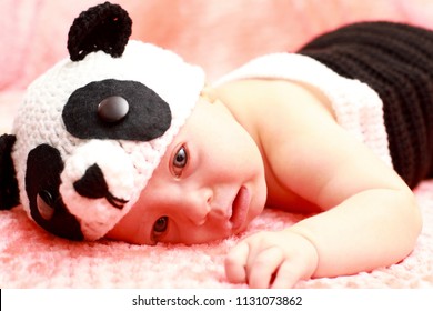 Baby In Panda Costume