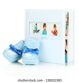 Baby Photo Album Isolated On White