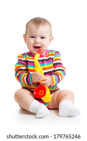 Baby Playing Musical Toy