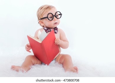 Baby Reading A Book