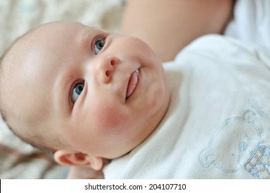 Baby With Red Cheek  - Diathesis