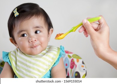 Baby refusing to eat solid food