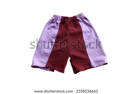 baby shorts. isolated white background