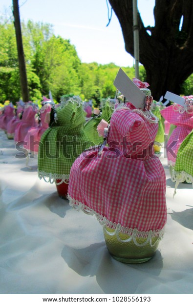 Baby Shower Favors Decorations Lovely Pink Stock Photo Edit Now