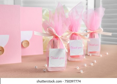 Baby Shower Gifts On Table