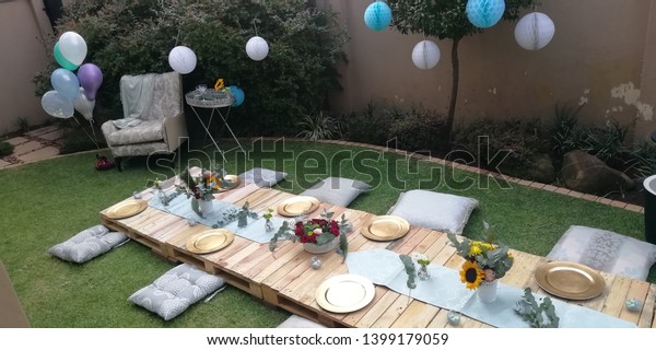 Baby Shower Seating Arrangements Ans Set Stock Photo Edit Now 1399179059