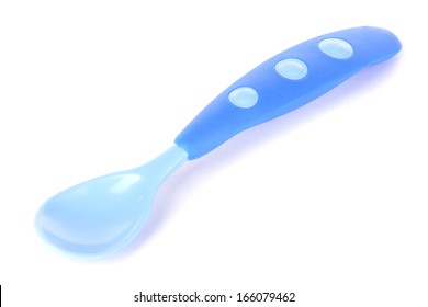 Baby Spoon Isolated On White