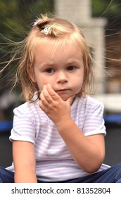 Baby With Static Electric Hair