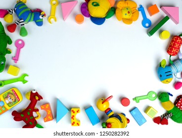 baby toys clipart border