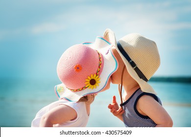 Children Kiss Images Stock Photos Vectors Shutterstock