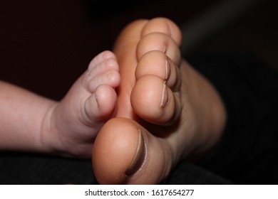 Baby And Daddy Feet Images Stock Photos Vectors Shutterstock