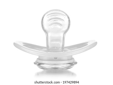 Baby's Pacifier Isolated On White 