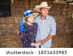 Bacalar, Quintana Roo, Mexico - 09.04.2016. Mennonite. Married couple.