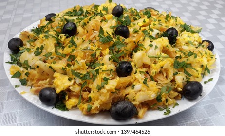 Bacalhau A Bras, Cod Recipe, Cooking