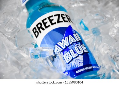 Ayutthaya​-Thailand, 11/11/2019​: Bacardi Breezer, Breezer For Short. Bacardi Breezer Was The First Entrant In The Ready-to-drink Category And Is Currently The Market Leader In Its Segment