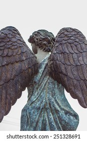 The Back Of The Angel Statue