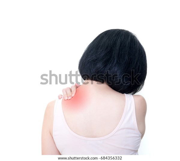 Back Asian Woman Short Black Hair Stock Photo Edit Now 684356332