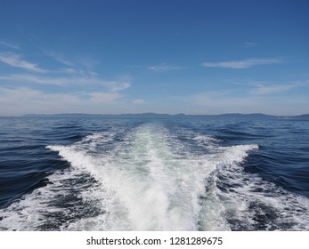 Back Of The Boat On The Saint Lawrence River