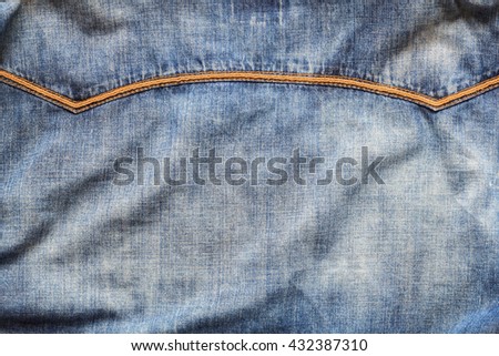 Back denim jacket