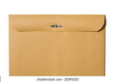 Back of a large closed envelope