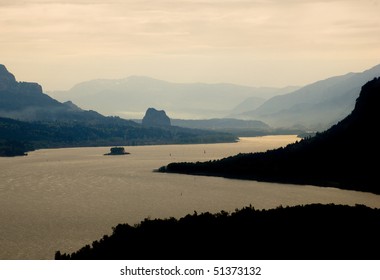 Back Lit Columbia River Gorge