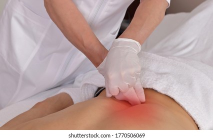 Back pain relief, Chiropractic back adjustment for male patient. Physiotherapy, Injury Rehabilitation concept - Powered by Shutterstock