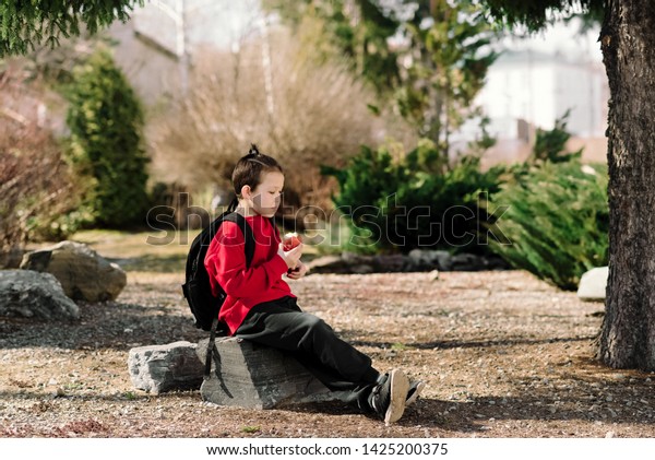 red school sweatshirt