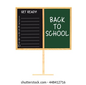 Back School Check List Get Ready Stock Photo Edit Now