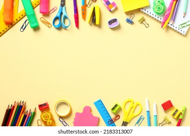 Back School Concept Double Border Frame Stock Photo 2183313007 ...