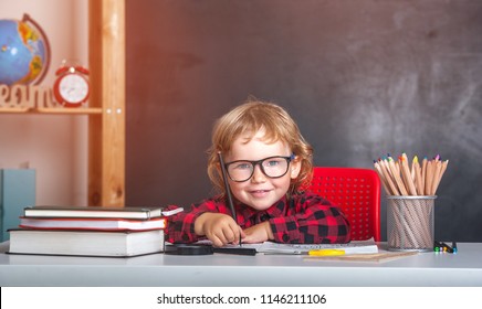 Back School Happy Smiling Pupil Sitting Stock Photo (Edit Now) 1147549724