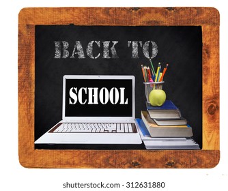 Back To School, Laptop, Pc, Apple Books, Blackboard