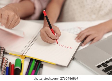 Back to School Learning Activity with Writing Practice