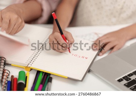 Back to School Learning Activity with Writing Practice