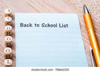 Activities Ideas Supplies Supplies List Back To School Supplies High Res Stock Images Shutterstock