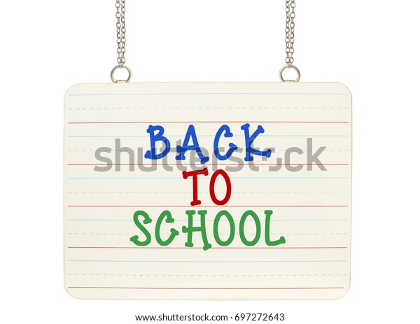 Back School Primary Grade Paper Board Stock Photo Edit Now 697272643
