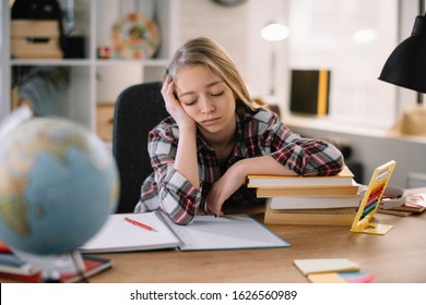 Back School Tired Little Child Girl Stock Photo 1626560989 | Shutterstock