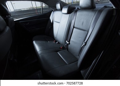 Back Seat Of Modern Car