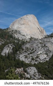 Back Side Of Half Dome From John Muir Trail, Yosemite