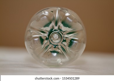 Back side of a soft drink plastic bottle
