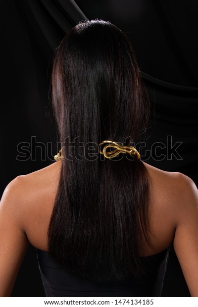 Back Side View Asian Woman After Stock Photo Edit Now
